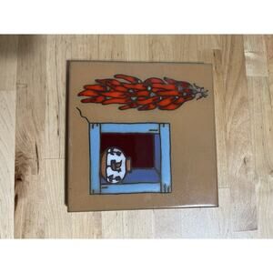 Masterworks 6X6” Ceramic Art Tile Trivet Southwest Adobe Window Handcrafted USA